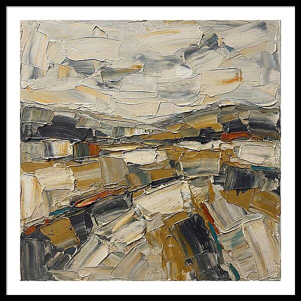 Abstract Landscape In Earth Tones