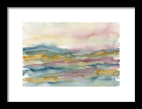 Abstract Landscape Watercolor Harmony
