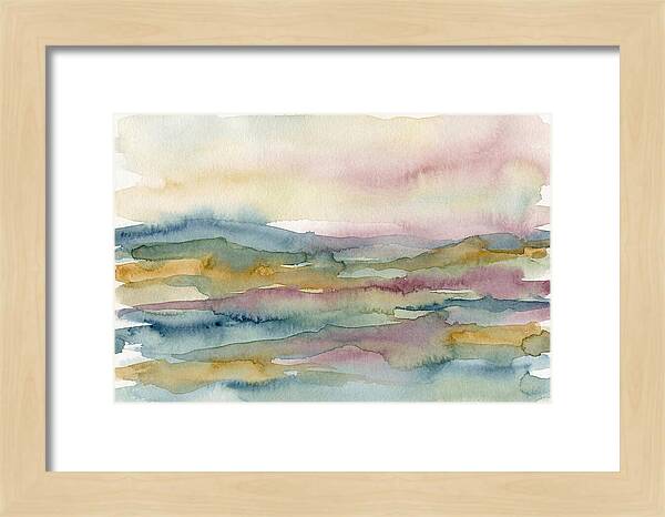 Abstract Landscape Watercolor Harmony