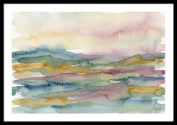 Abstract Landscape Watercolor Harmony