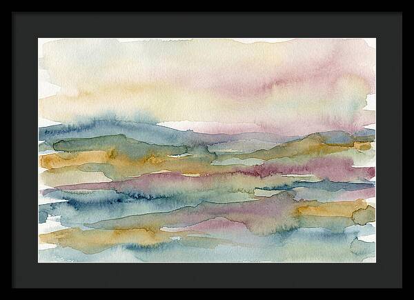 Abstract Landscape Watercolor Harmony