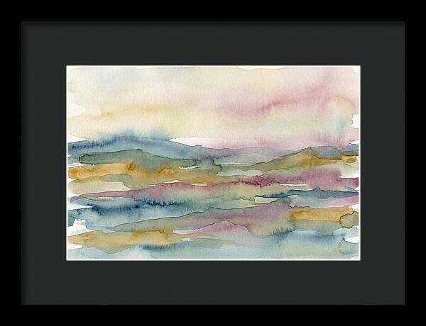 Abstract Landscape Watercolor Harmony