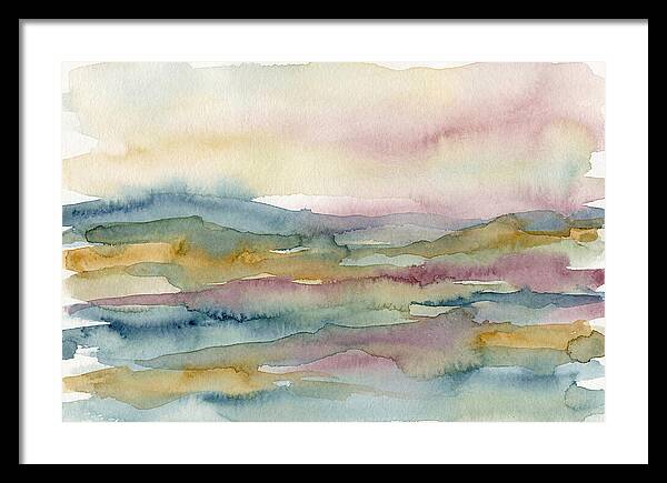 Abstract Landscape Watercolor Harmony