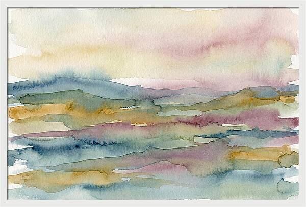 Abstract Landscape Watercolor Harmony
