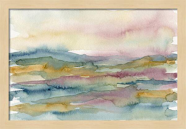Abstract Landscape Watercolor Harmony