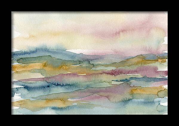 Abstract Landscape Watercolor Harmony