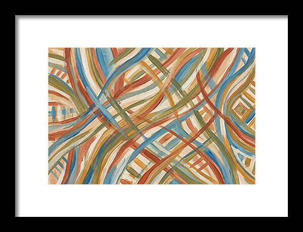 Abstract Lines In Mediterranean Tones