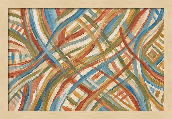 Abstract Lines In Mediterranean Tones