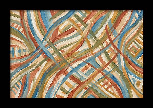 Abstract Lines In Mediterranean Tones