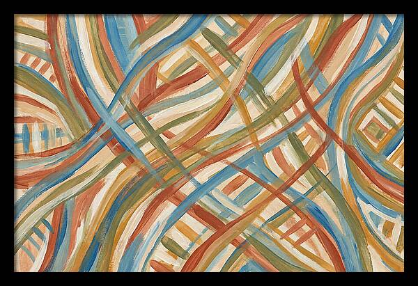 Abstract Lines In Mediterranean Tones