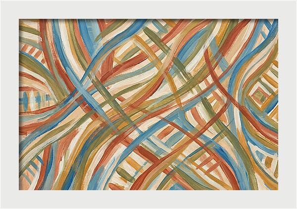 Abstract Lines In Mediterranean Tones