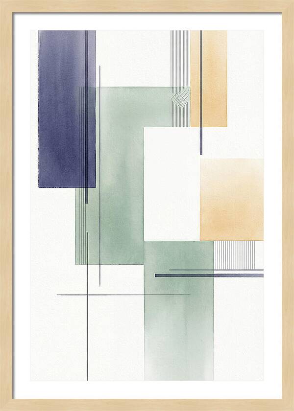 Abstract Lines In Soft Hues