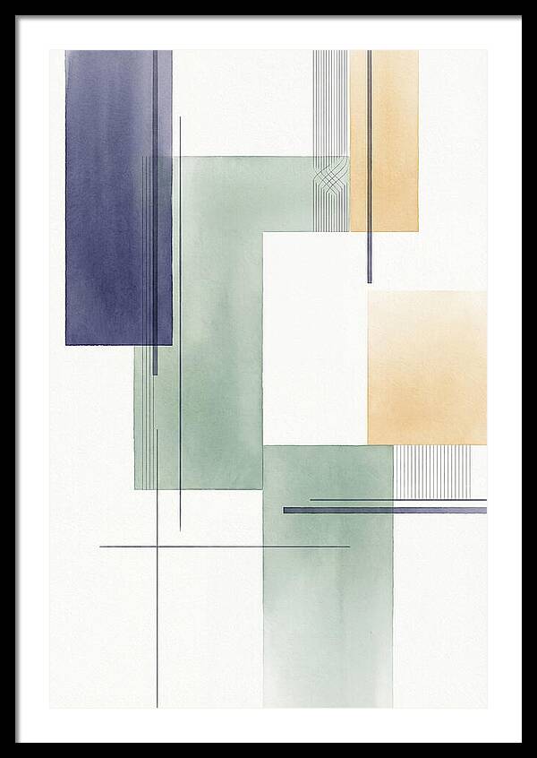 Abstract Lines In Soft Hues