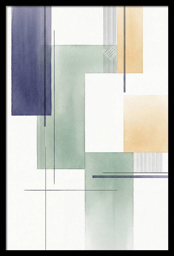 Abstract Lines In Soft Hues