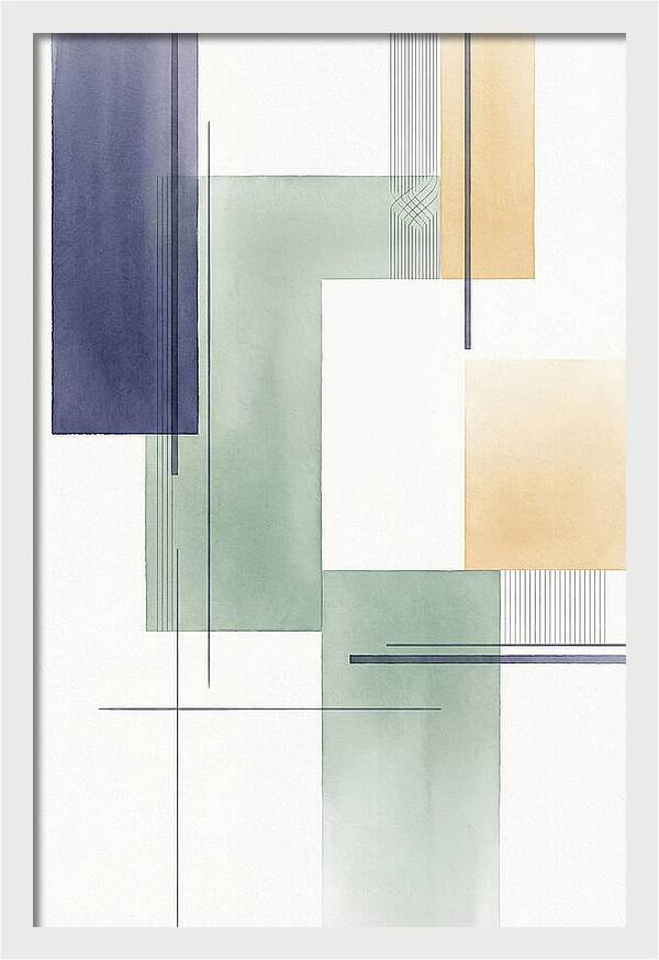 Abstract Lines In Soft Hues
