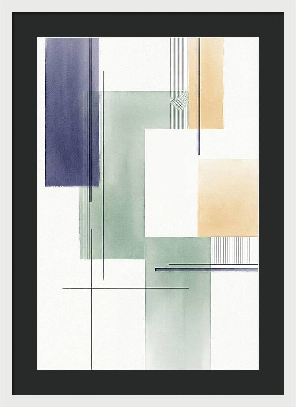 Abstract Lines In Soft Hues