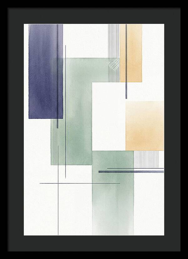 Abstract Lines In Soft Hues