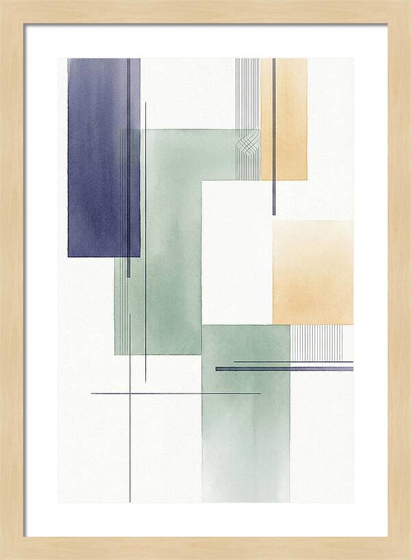 Abstract Lines In Soft Hues
