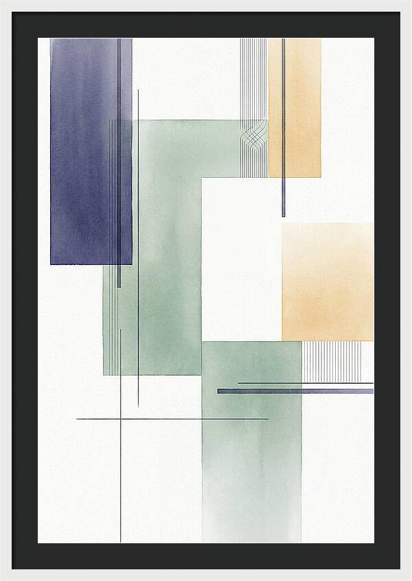 Abstract Lines In Soft Hues