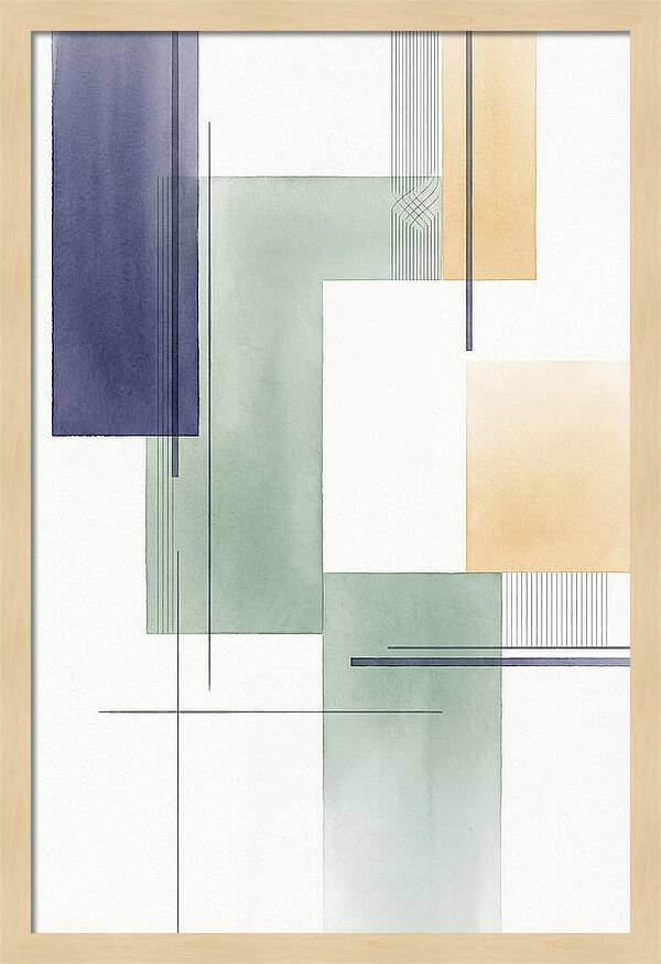Abstract Lines In Soft Hues