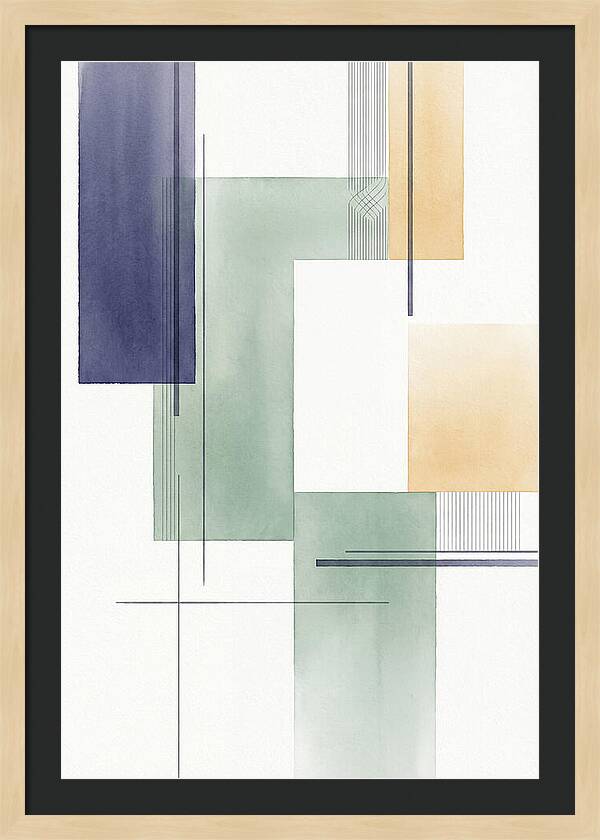 Abstract Lines In Soft Hues