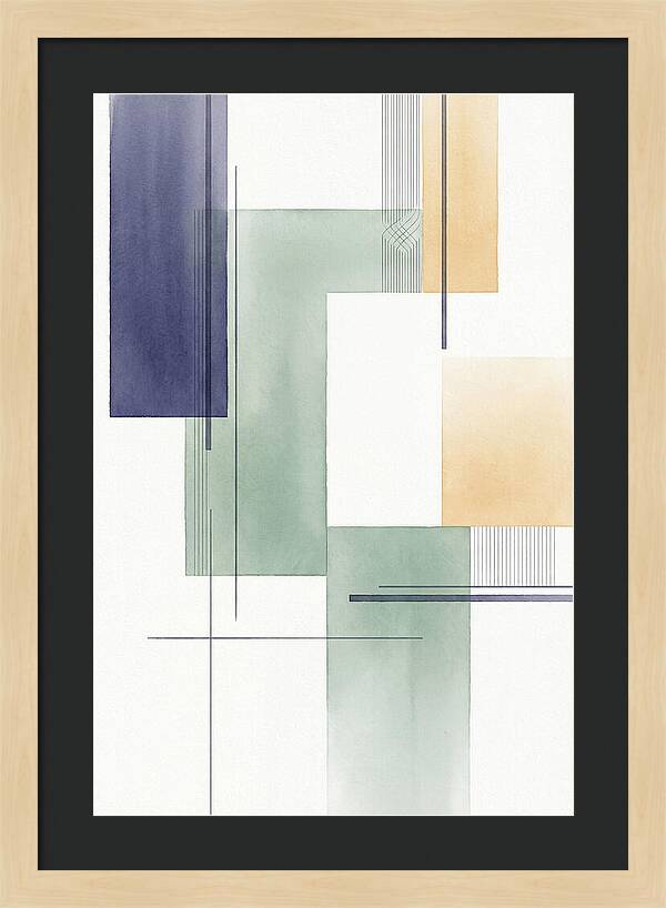 Abstract Lines In Soft Hues