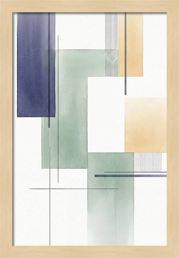 Abstract Lines In Soft Hues