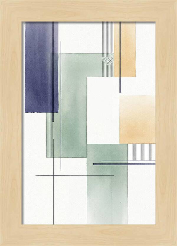 Abstract Lines In Soft Hues