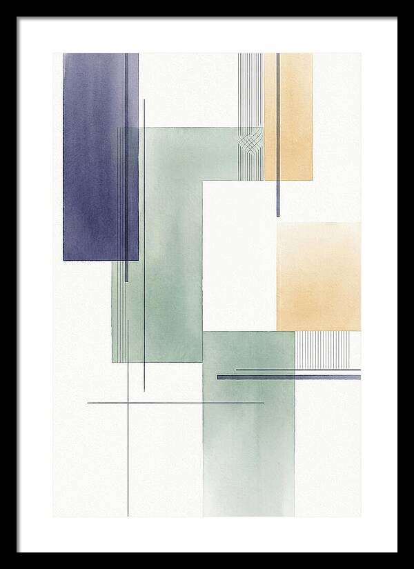 Abstract Lines In Soft Hues
