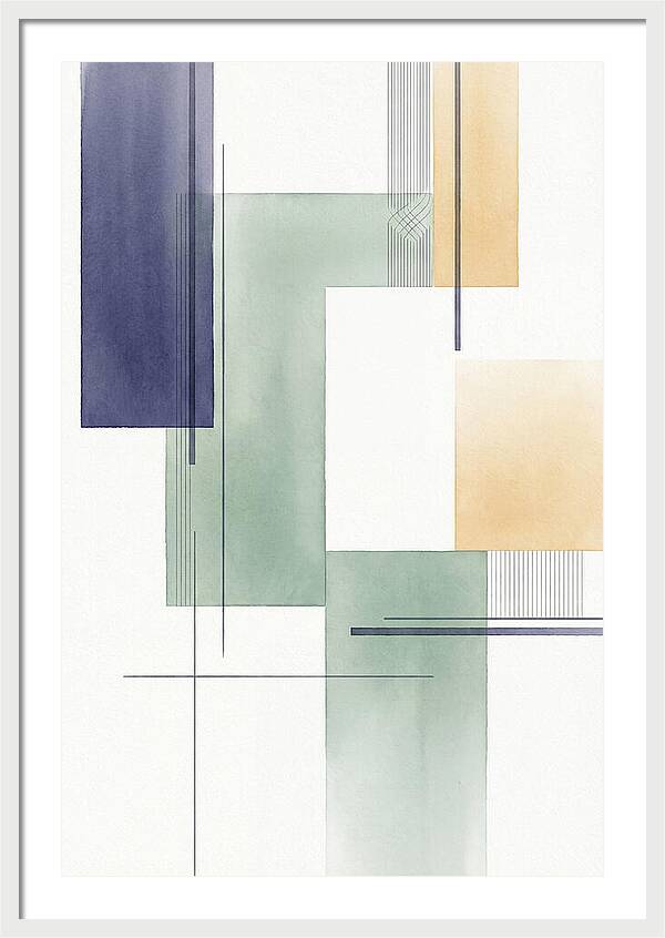 Abstract Lines In Soft Hues