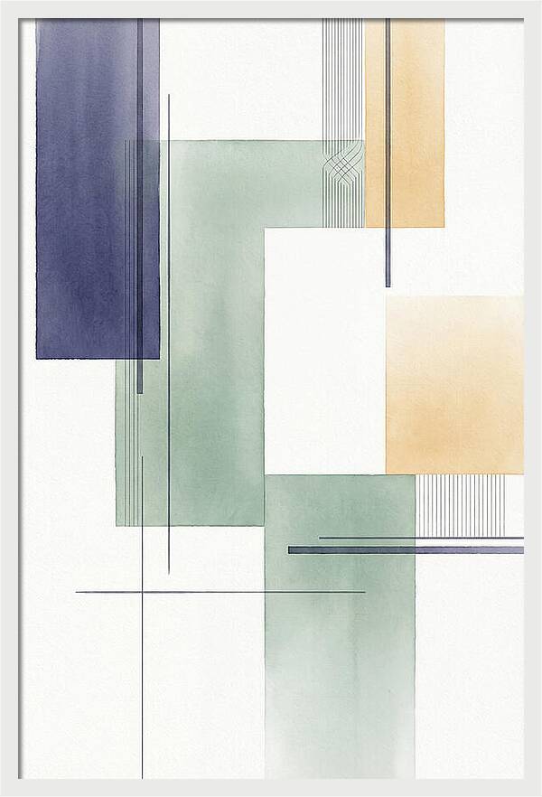 Abstract Lines In Soft Hues