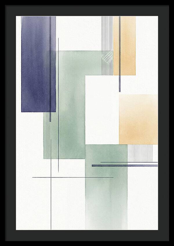 Abstract Lines In Soft Hues