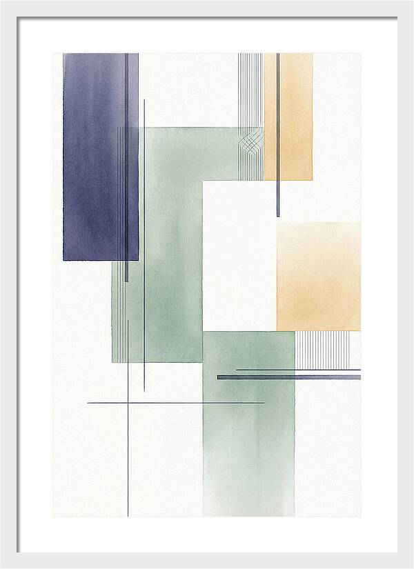Abstract Lines In Soft Hues