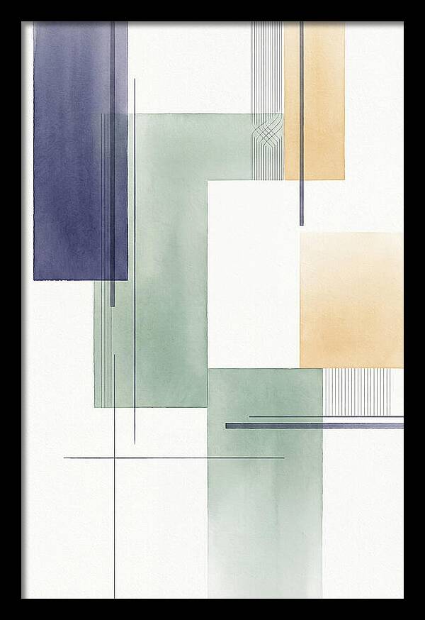 Abstract Lines In Soft Hues