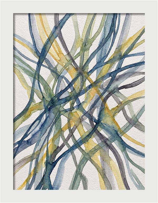 Abstract Lines In Watercolor