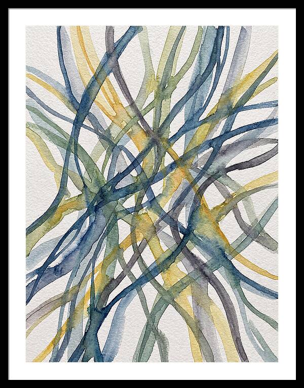 Abstract Lines In Watercolor