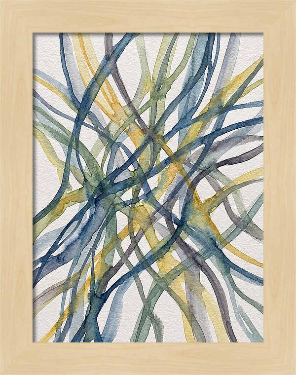 Abstract Lines In Watercolor