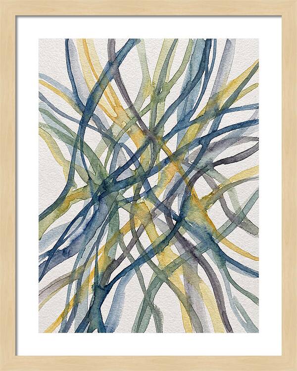 Abstract Lines In Watercolor