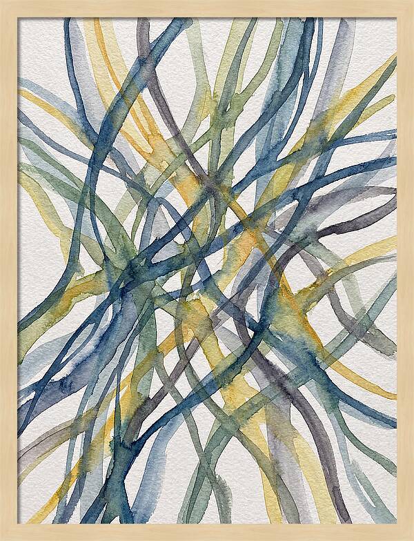 Abstract Lines In Watercolor