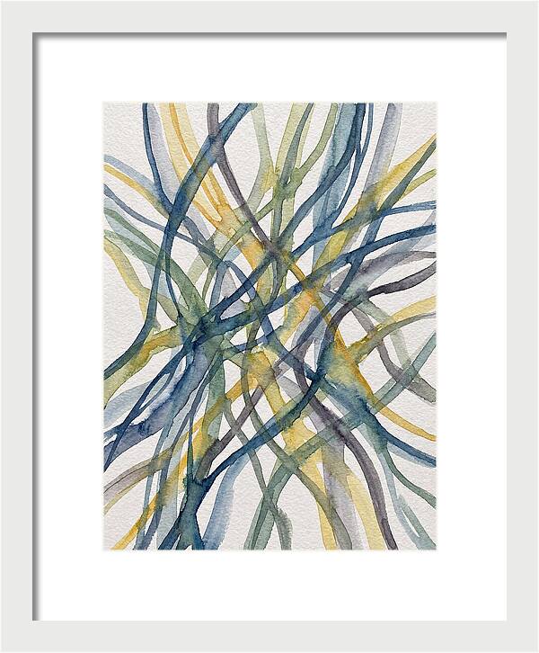 Abstract Lines In Watercolor