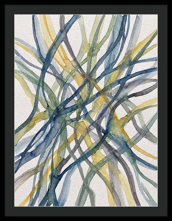 Abstract Lines In Watercolor