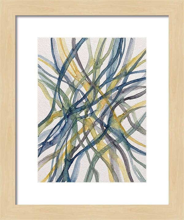 Abstract Lines In Watercolor
