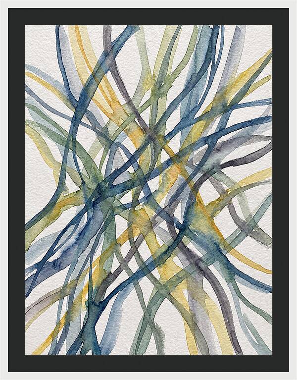 Abstract Lines In Watercolor