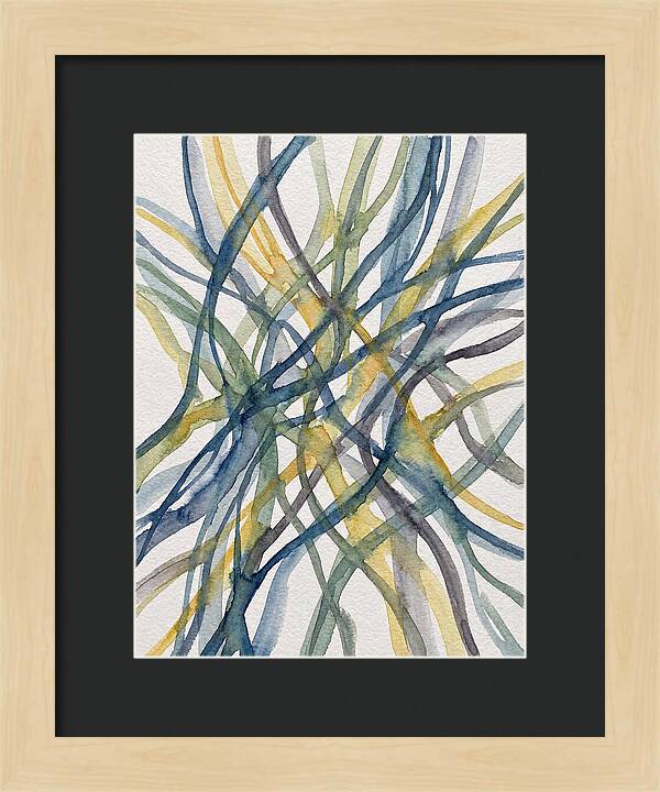Abstract Lines In Watercolor