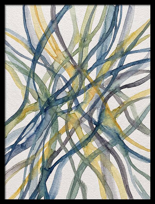 Abstract Lines In Watercolor