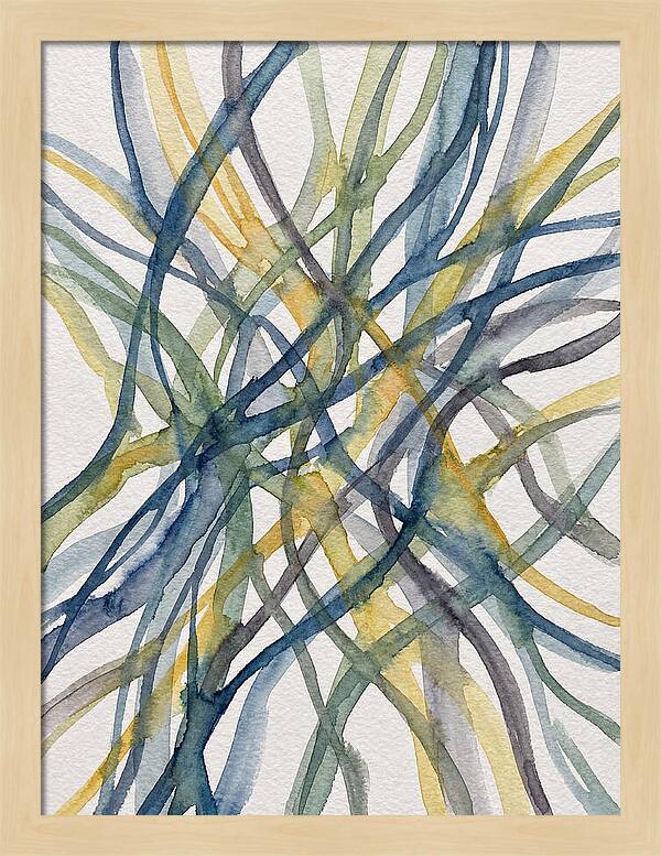 Abstract Lines In Watercolor