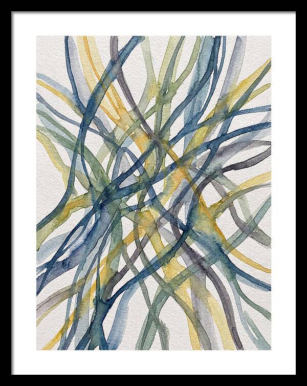 Abstract Lines In Watercolor