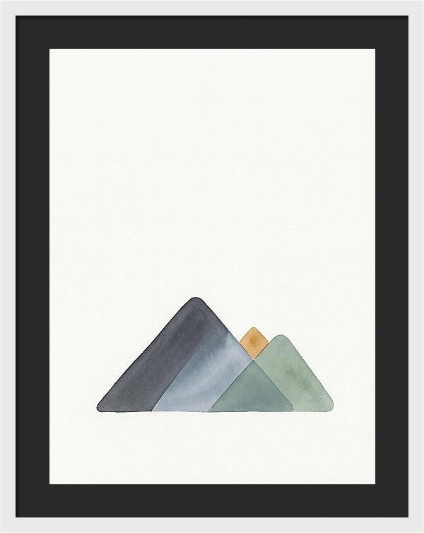 Abstract Majesty Of Mountain Peaks