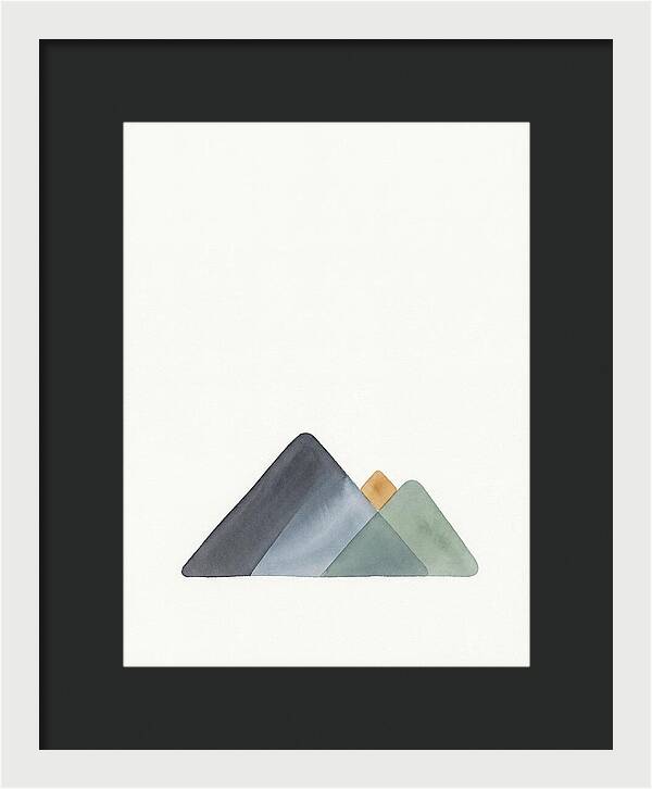 Abstract Majesty Of Mountain Peaks