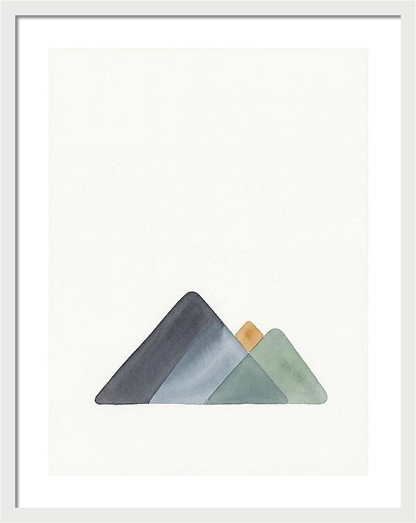 Abstract Majesty Of Mountain Peaks